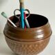 CACHE-POT by VILLEDIEU Vintage Patina Copper