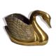 Cache-pot cygne XXL en laiton