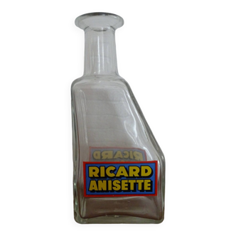 Ricard Anisette enameled glass advertising carafe