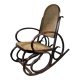 Rocking-chair canne bois courbé 1930