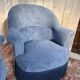 Salon crapaud comprenant cabale et fauteuils + pouf