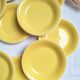 Deep plates or salad plates Villeroy & Boch yellow