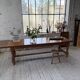 Table repas style drapière noyer 2m5/3m5 1900