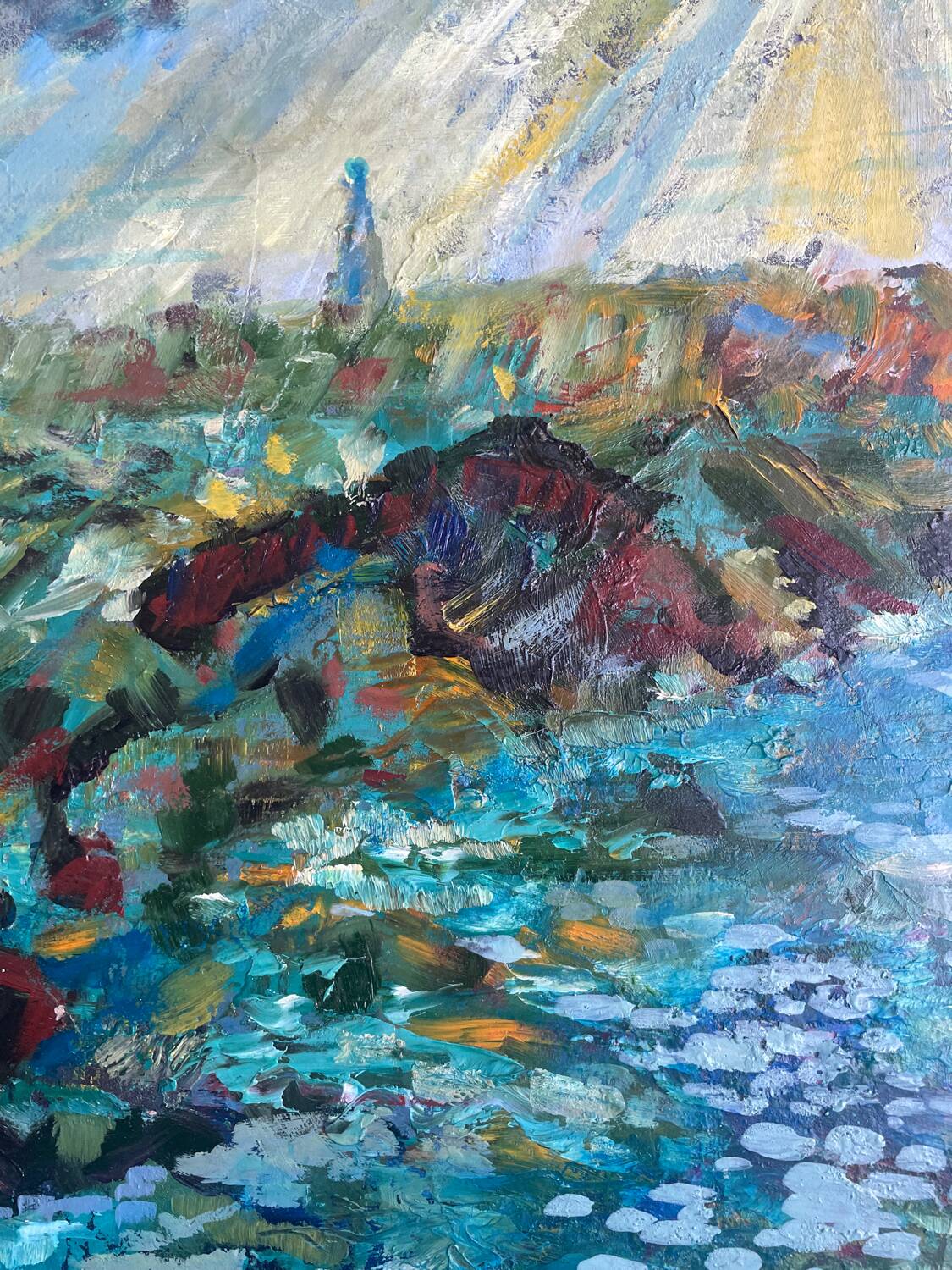 Paintings from 1950-60 oil on canvas