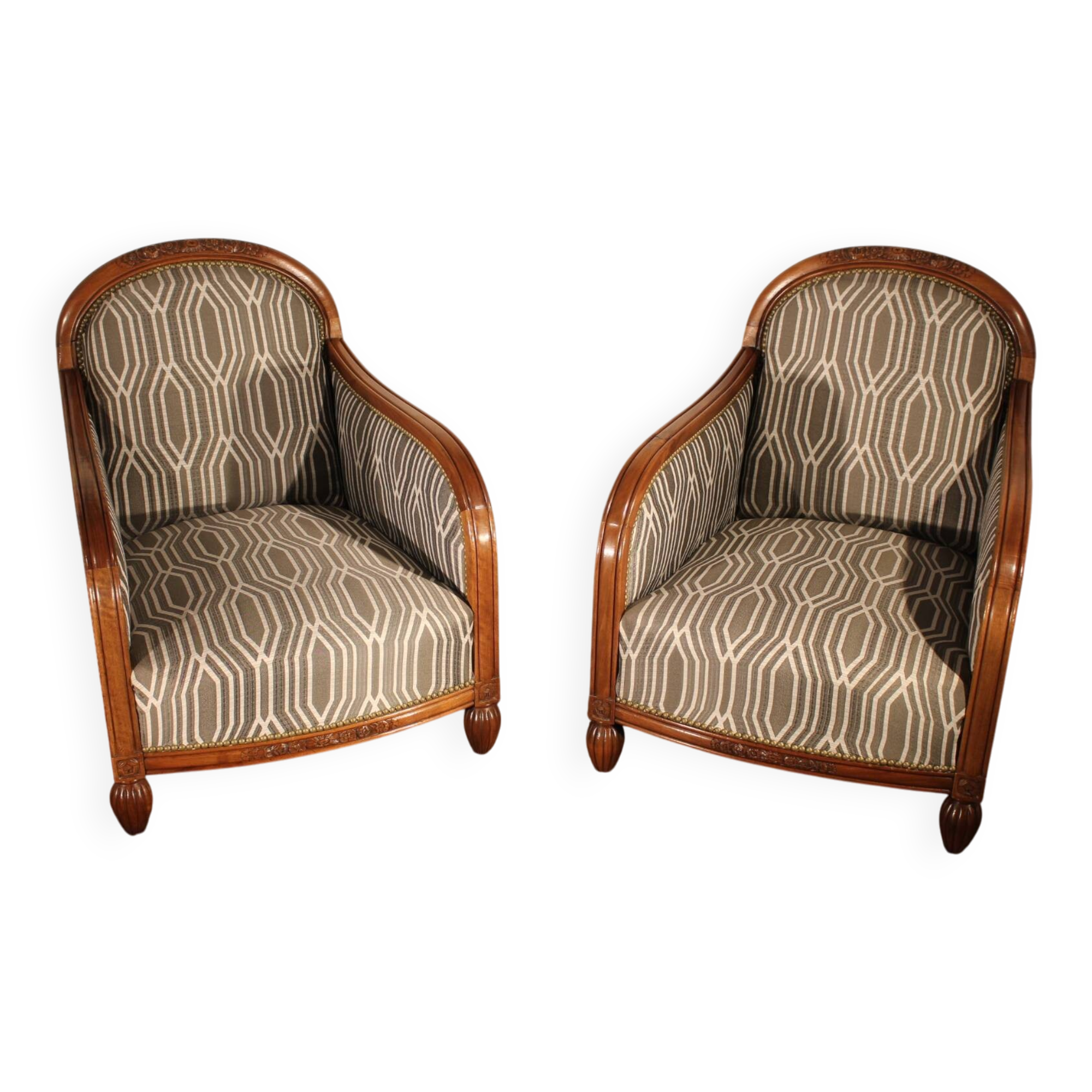 Pair of Art Deco armchairs