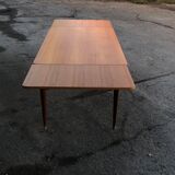 Table rectangulaire en teck scandinave 1960
