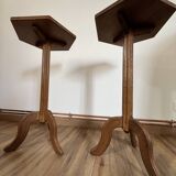 Pair of inlaid hexagonal saddles