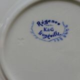 9 Antique KG Lunéville Plates, Regence Model