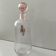 Carafe bottle Cristalerie Hartzviller pink