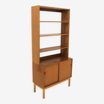 Scandinavian teak bookcase chest of drawers, Sweden, 1960