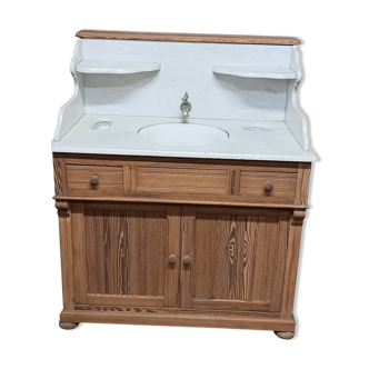 pitch pine bathroom cabinet