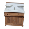 pitch pine bathroom cabinet