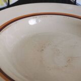 6 old plates mismatched geometric patterns Moulin des Loups, St Amand