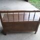 Small Oak Storage Bench - 20th Century