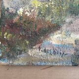 Oil on canvas signed Frédéric Deshayes