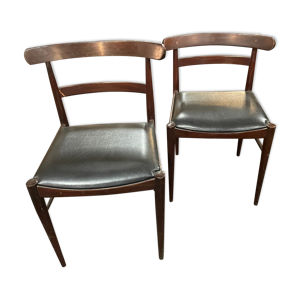 Paire de chaises scandinave