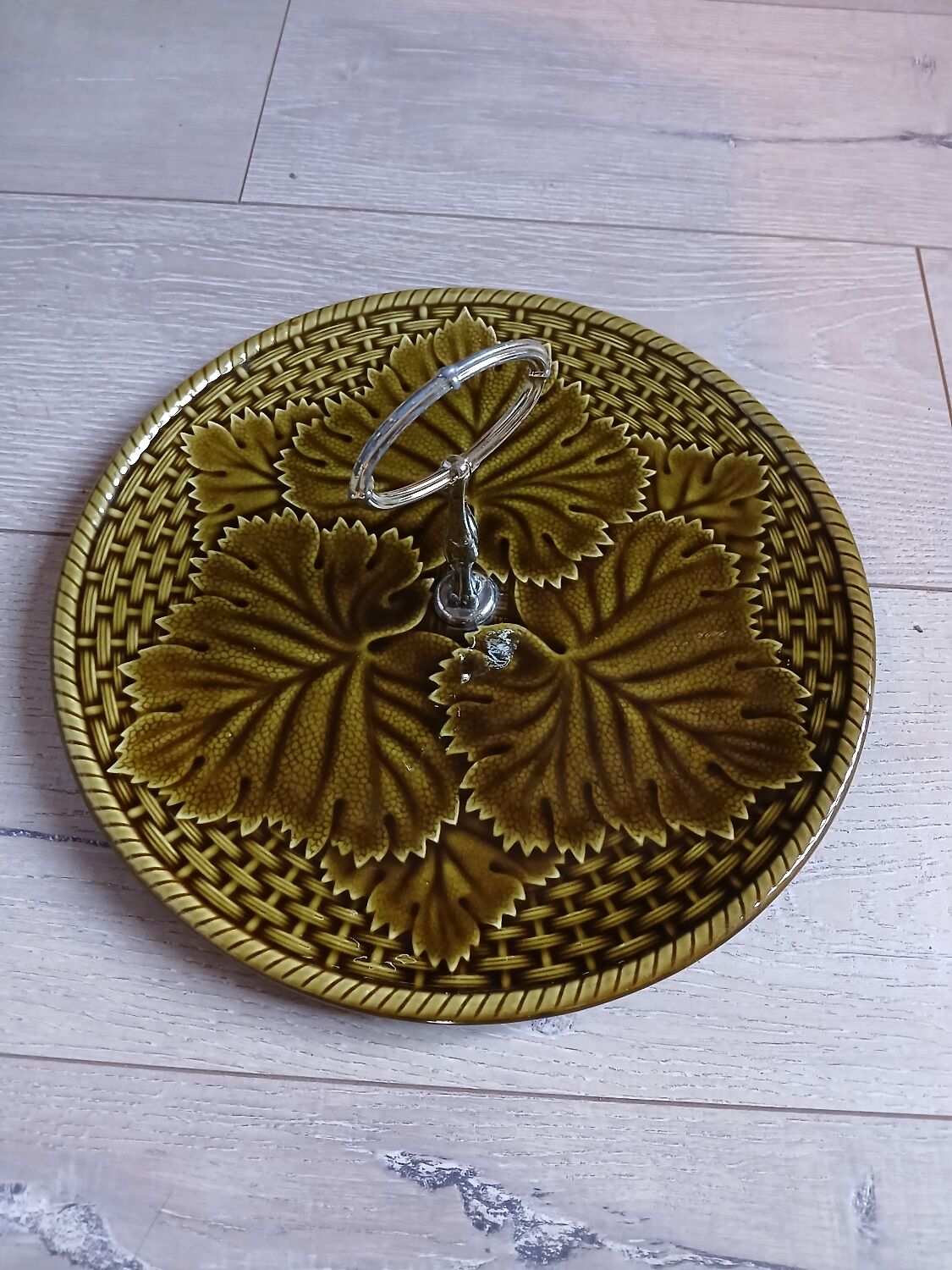 Antique cheese dish Gien