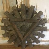 Roue porte clés ou autre en bois métal