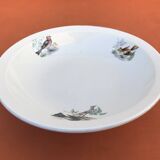Old dish Decor Beaks and Feathers Pillivuyt France Deposited