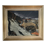 Reproduction "Melted snow at l'Estaque" oil on canvas