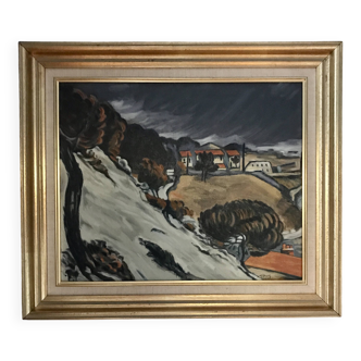 Reproduction "Melted snow at l'Estaque" oil on canvas