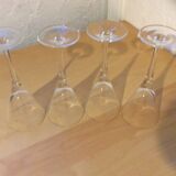 4 glasses Martini cocktail