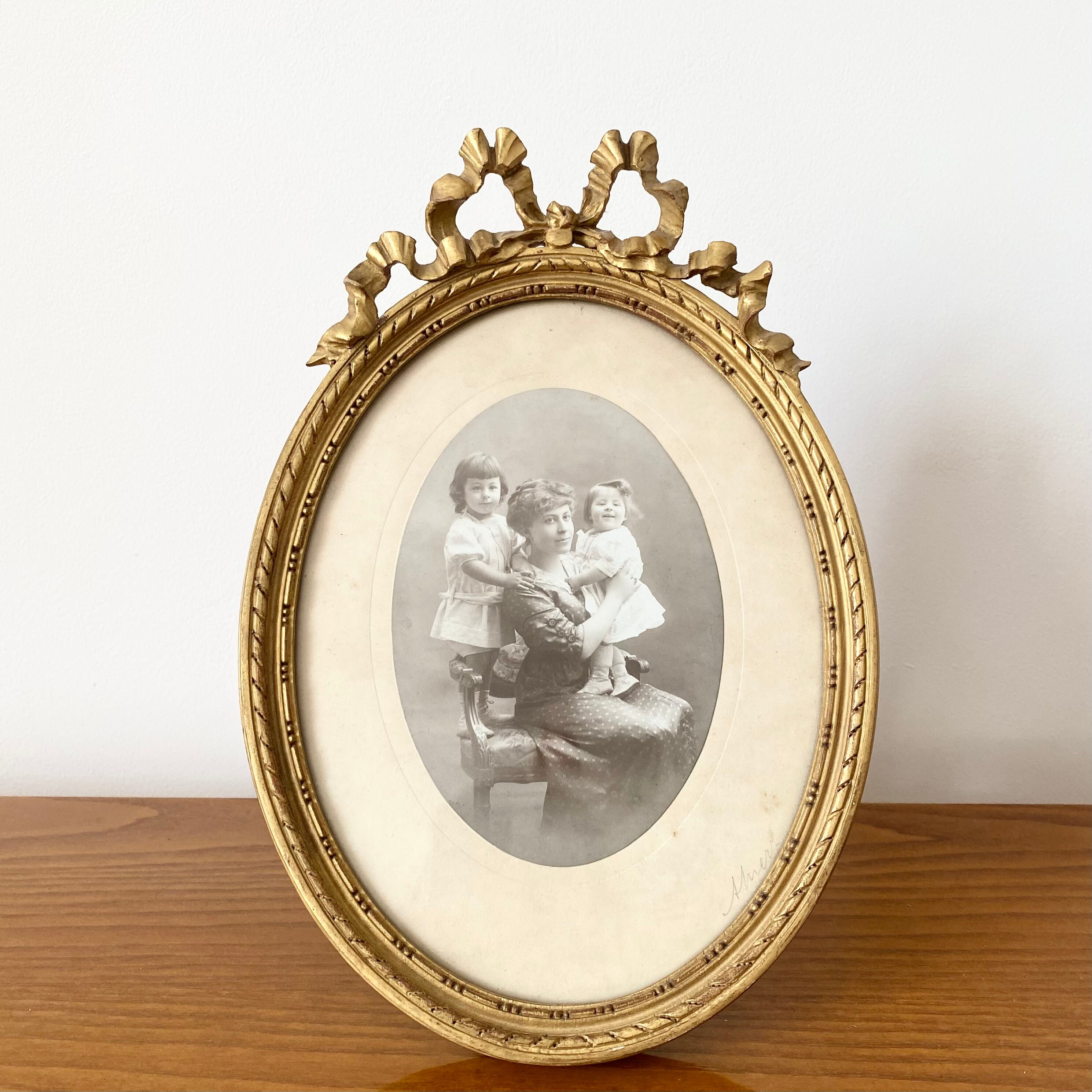 Old golden frame