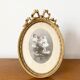 Old golden frame