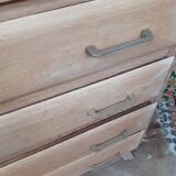 Chest of drawers 4 feet compass drawers curved 1950