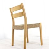 Lot de 6 chaises en chêne EMC Mobler 'Lem' - design danois - chêne