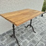 Old bistro table