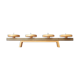 Mid-century wooden candlestick, 1960s