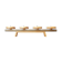 Mid-century wooden candlestick, 1960s