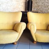 Armchairs Czehoslovakia, 1960s, Set of 2