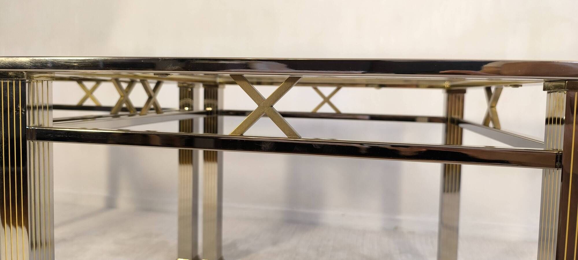 Magnificent pair of orsenigo italy coffee tables from the art deco collezione range