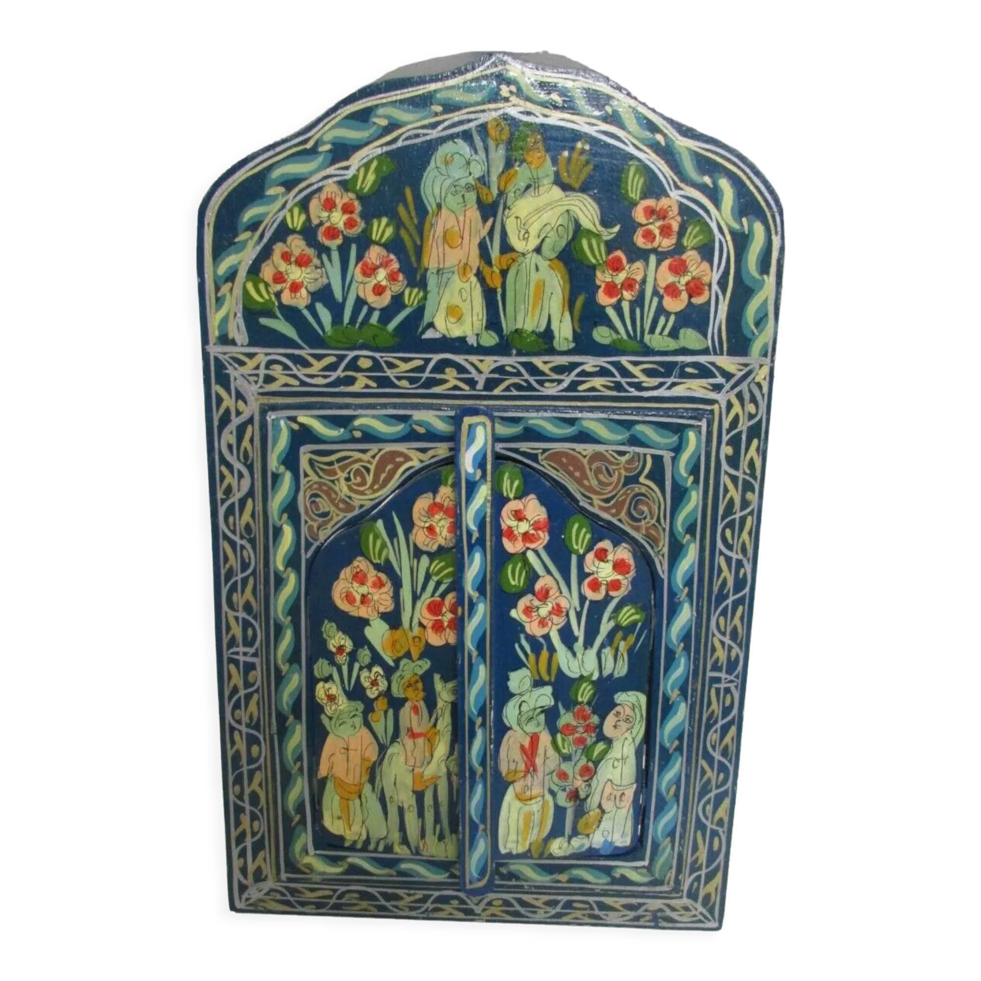 Wall mirror with shutters Persian décor