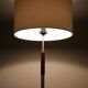 Big mid-century floor lamp / teak / aluminum / Danish modern design / 1960s / 1970s