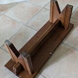 Mini vintage solid oak bench