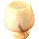 1930s Alabaster cup on pedestal
