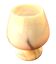 1930s Alabaster cup on pedestal
