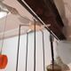 Suspension 5 glass balls from the 60s