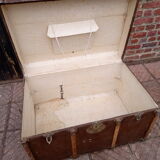 Old travel trunk