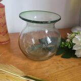 Blown Glass Ball Vase