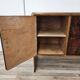 Art Decò sideboard in walnut and blond walnut