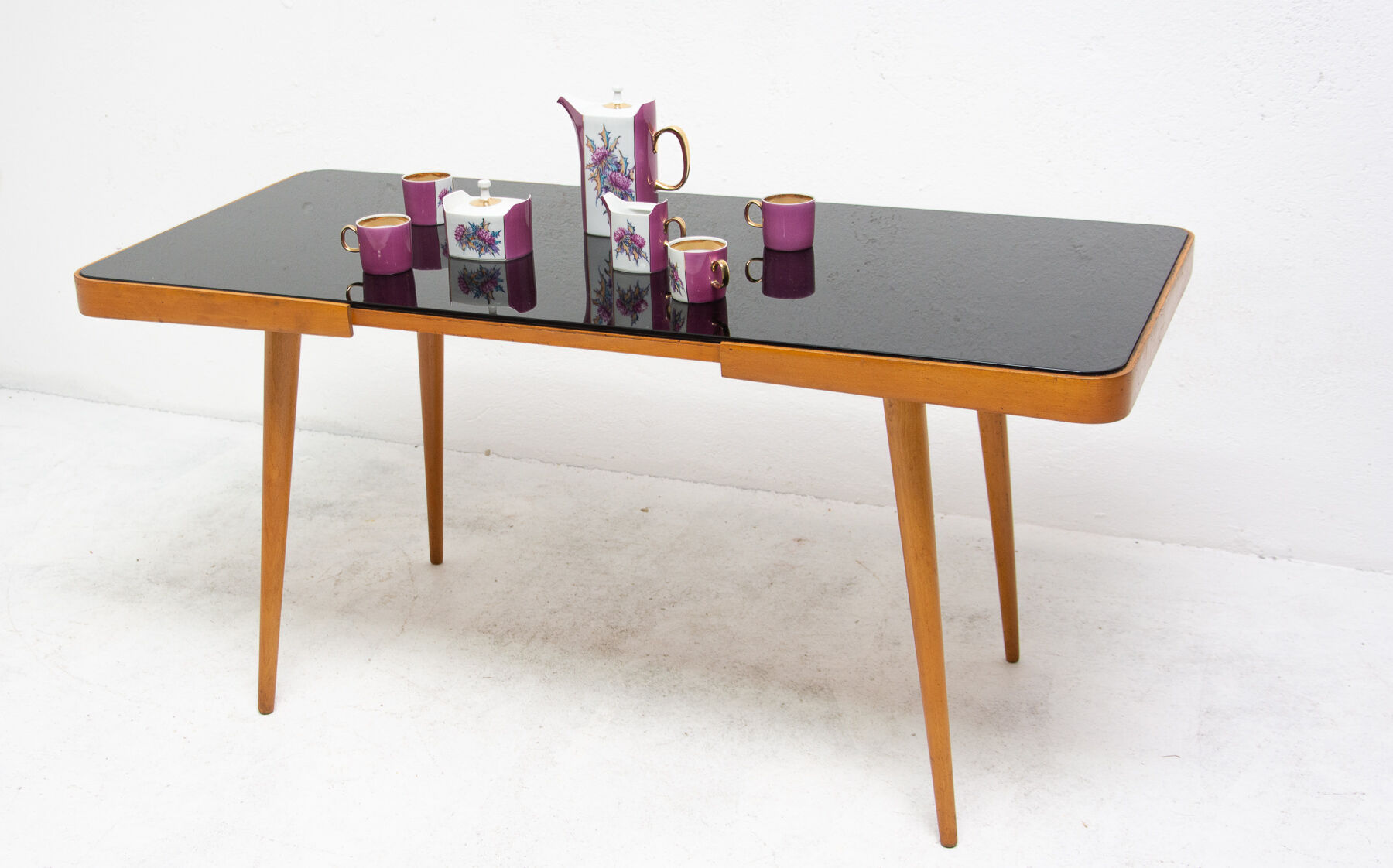 Coffee table from the 1960, Interiér Praha, Czechoslovakia