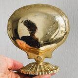 Gold metal bathroom accessories
