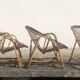 Vintage 1960s bamboo rattan chairs