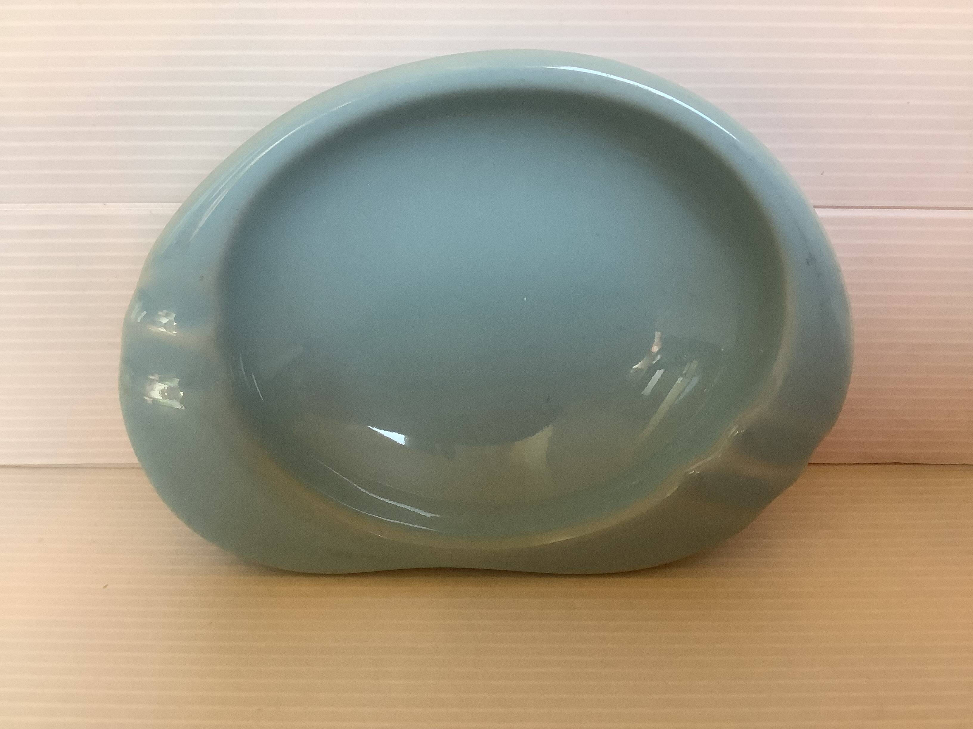 Vide poche cendrier bleu keramag