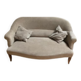 2-seater velvet sofa