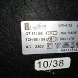 "Luigi Ferro" gold brass lamp